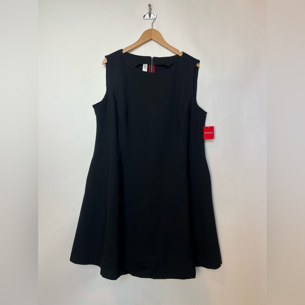 NWT Spanx Perfect Fit and Flare Dress Black 2X - Picture 2 of 15